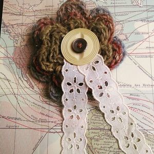 Vintage Flower Brooch